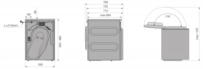 Профессиональная сушильная машина Asko TDC1481HC.S