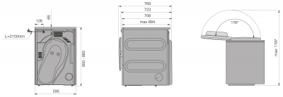 Профессиональная сушильная машина Asko TDC1485VB.T