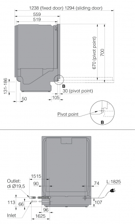 Посудомоечная машина Asko DSD644B/1