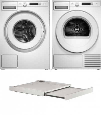 Домашняя прачечная Asko Classic 3: W1084BW + T108HBW + HS60W