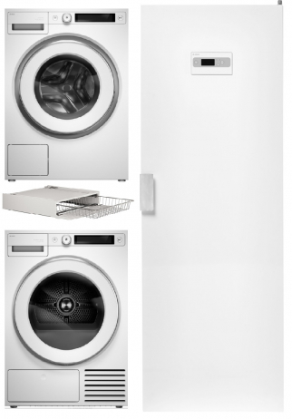 Домашняя прачечная Asko Style + 12: W7096XW + T709HUW + DC7784V.W + HB150W