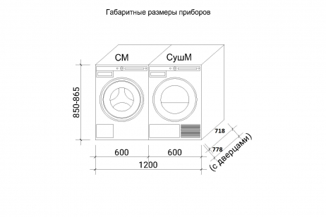 Домашняя прачечная Asko Style + 3: W7124XXLW + T710HUXLW.P