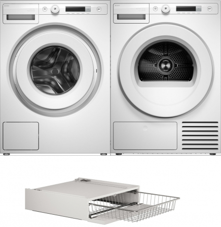 Домашняя прачечная Asko Classic 5: W1084BW + T108HBW + HB150W