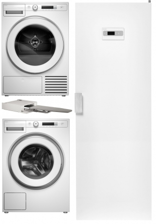 Домашняя прачечная Asko Classic 7: W1084BW + T108HBW + HI150W + DC7784V.W